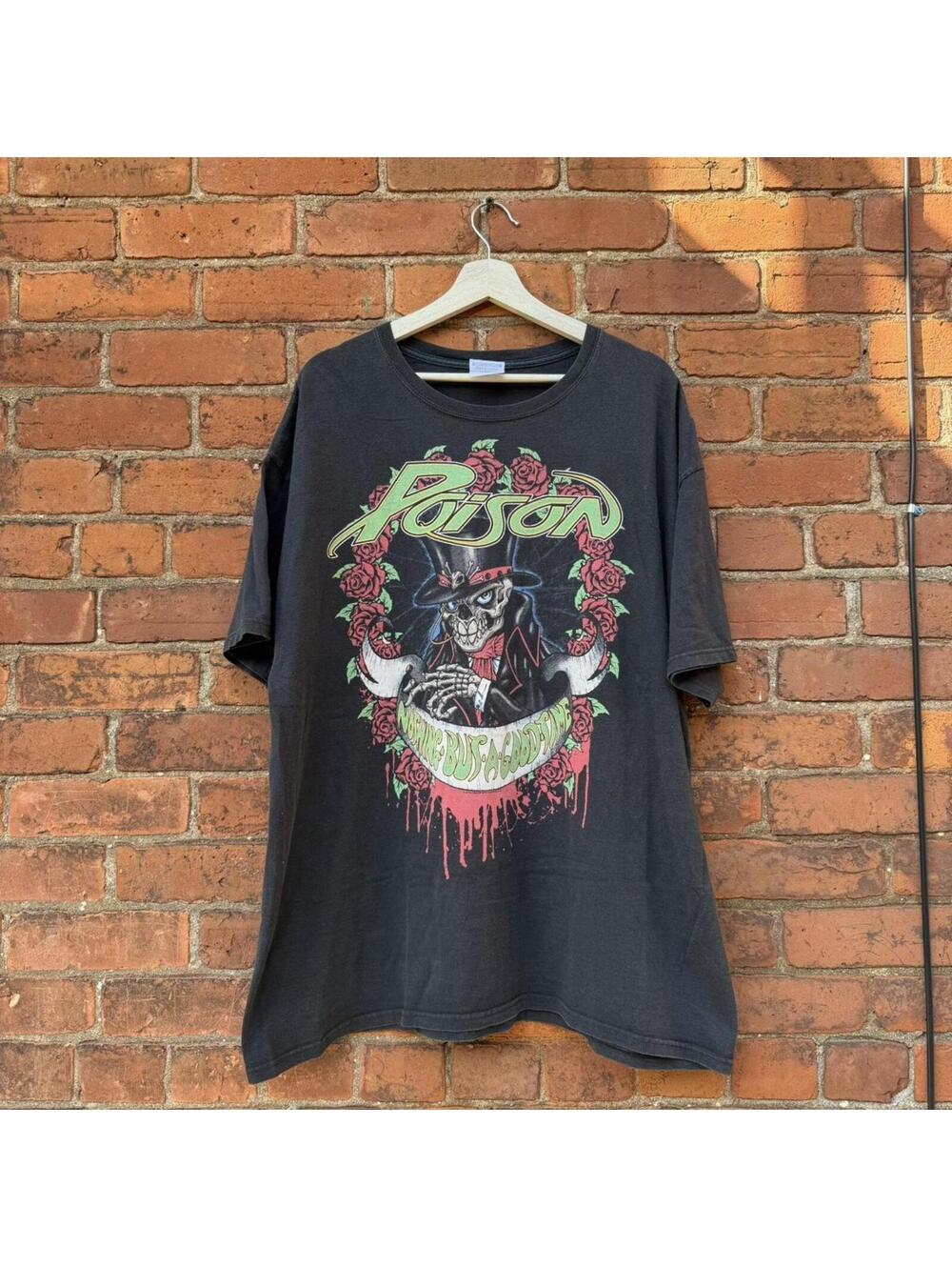 Vintage poison nothing but a good time t shirt 2010 XXL
